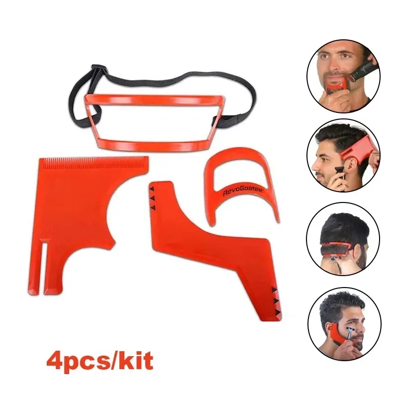 2/4Pcs Men's Beard Combs Hair  - Men'S Grooming Salon recension och pris