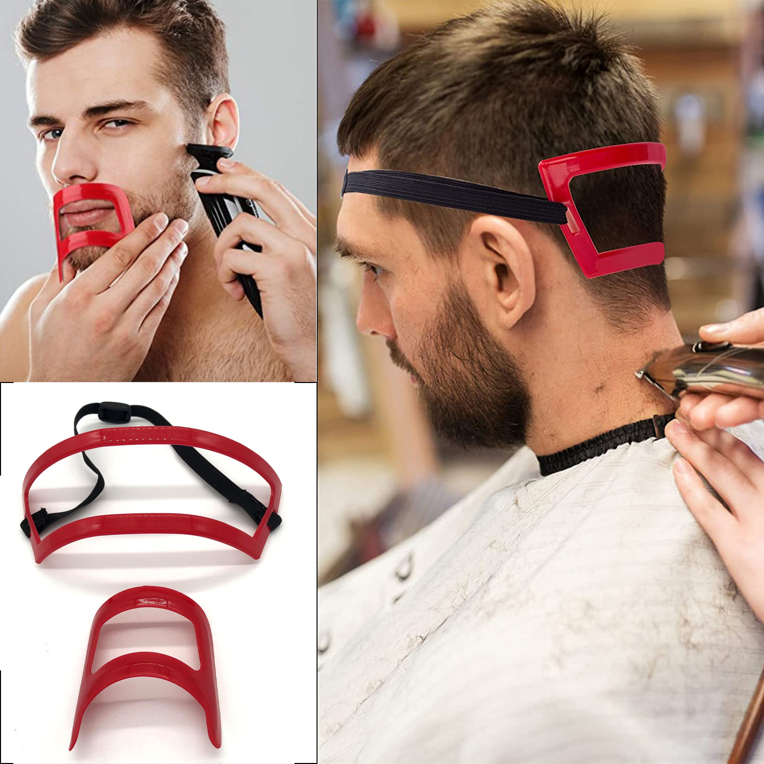 2/4Pcs Men's Beard Combs Hair  - Men'S Grooming Salon recension och pris