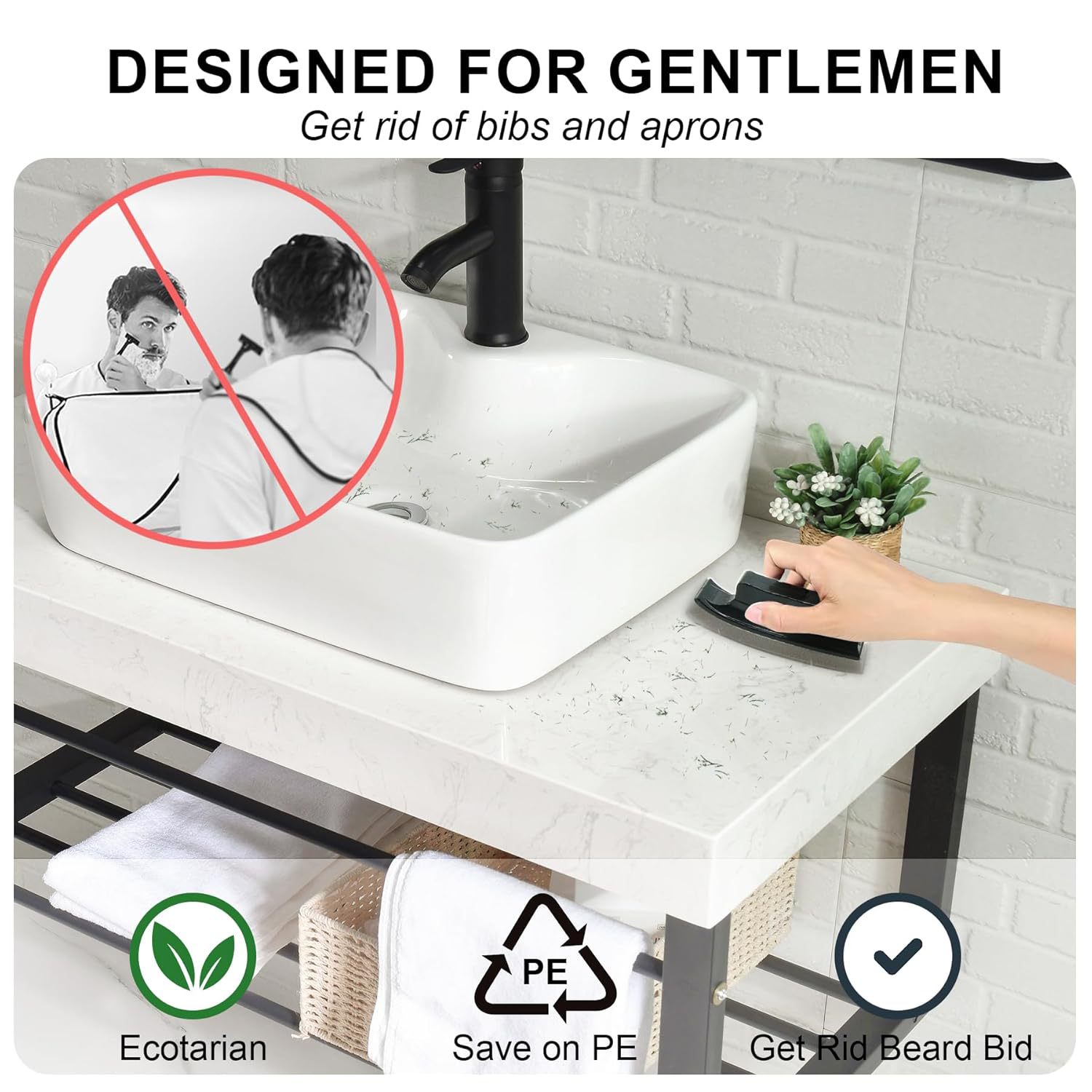 Bathroom Sink Cleaning Brush F - Men Grooming Hygiene recension och pris