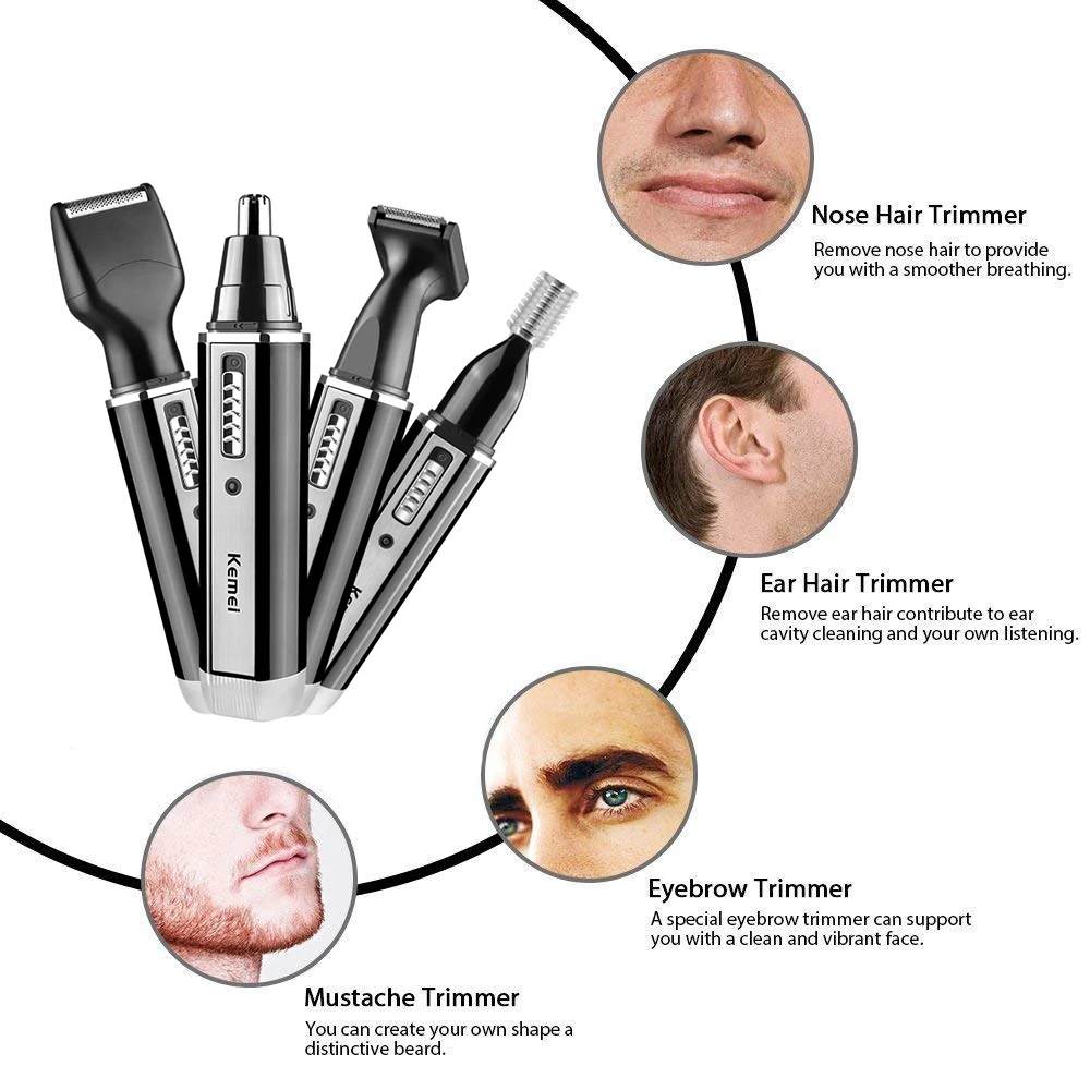 KM-6630 Kemei Trimmer for Men  - Men Grooming Hygiene recension och pris