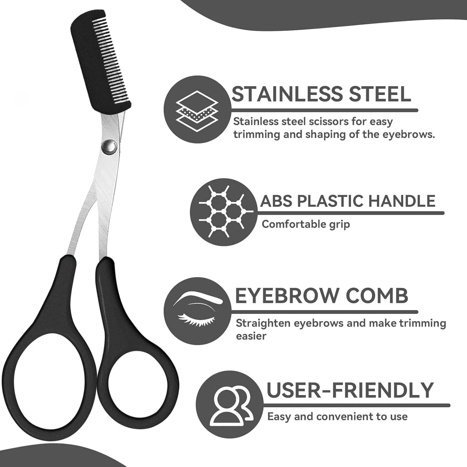 Stainless Steel Eyebrow Groomi - Men'S Grooming Eyebrow Shape recension och pris