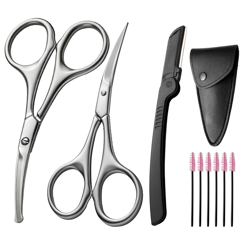 1/9 pcs Stainless Steel Eyebro - Men'S Grooming Eyebrow Trimming recension och pris