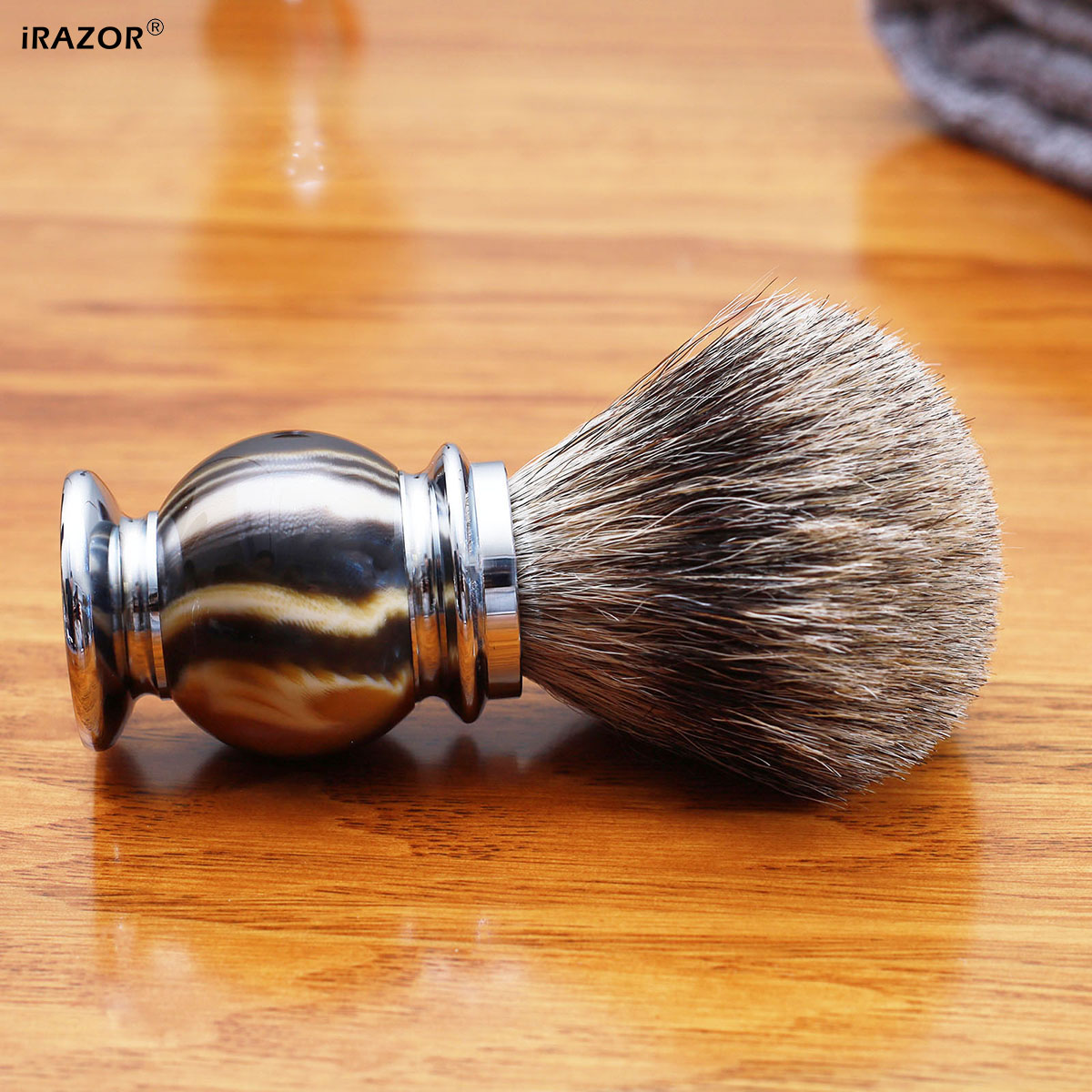 iRAZOR Silvertip Shaving Brush - Men Grooming Hygiene recension och pris