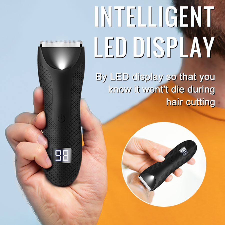 Professional Body Hair Trimmer - Men'S Grooming Electric Trimmer recension och pris