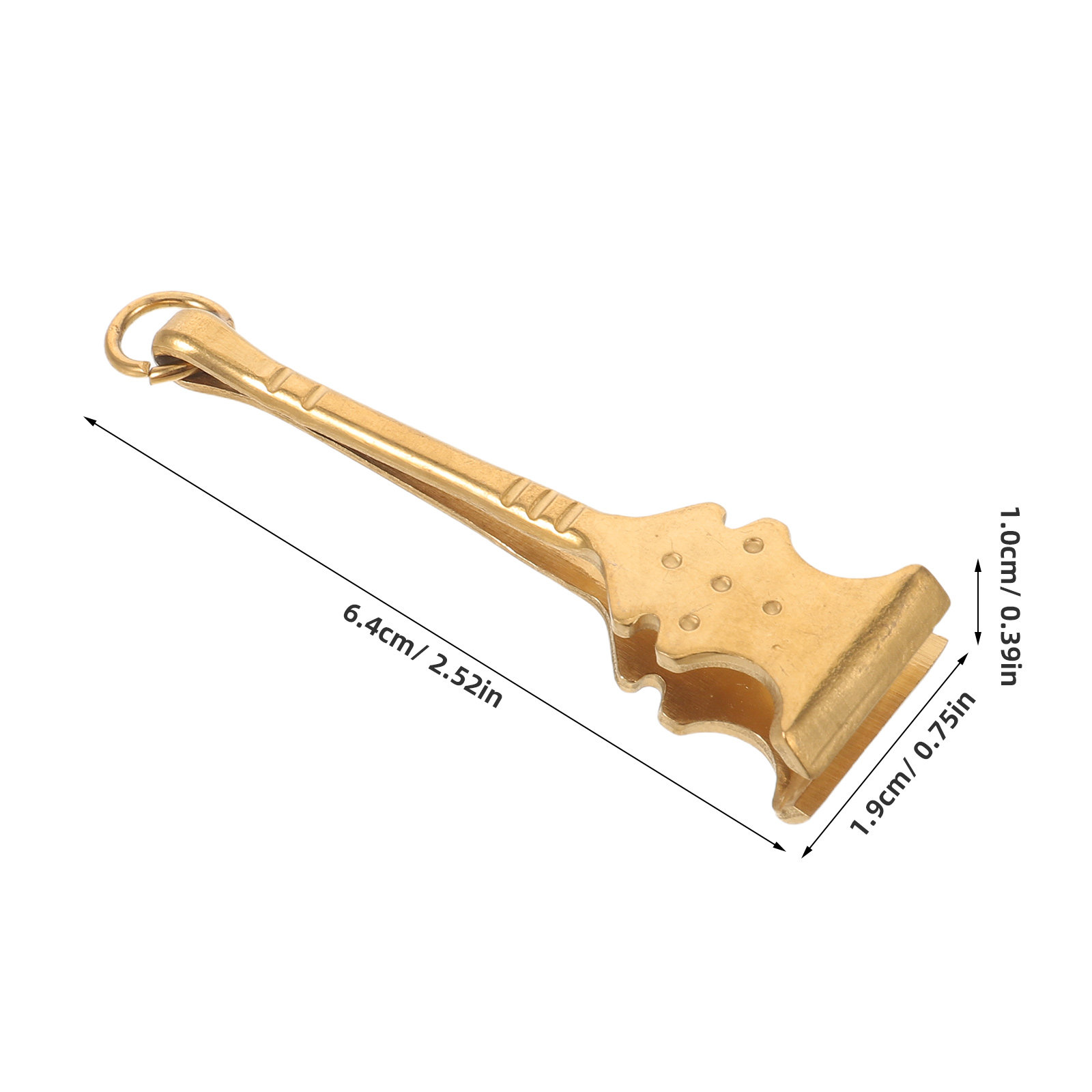 Wide Tip Gold Guitar Shaped St - Men'S Grooming Eyebrow Shape recension och pris