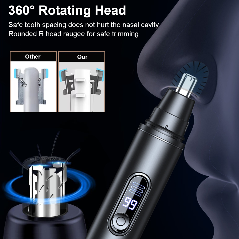 Mini Nose Hair Trimmer Recharg - Men'S Grooming Salon recension och pris