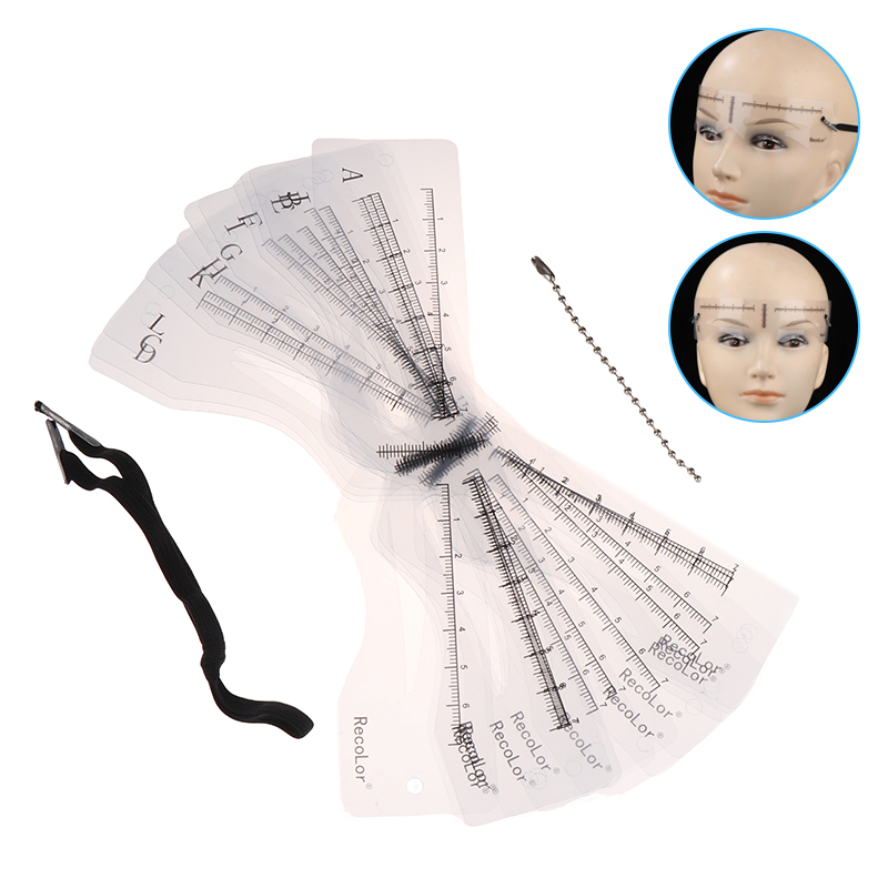 12Pcs Eyebrow Stencil Set Reus - Men'S Grooming Eyebrow Shape recension och pris