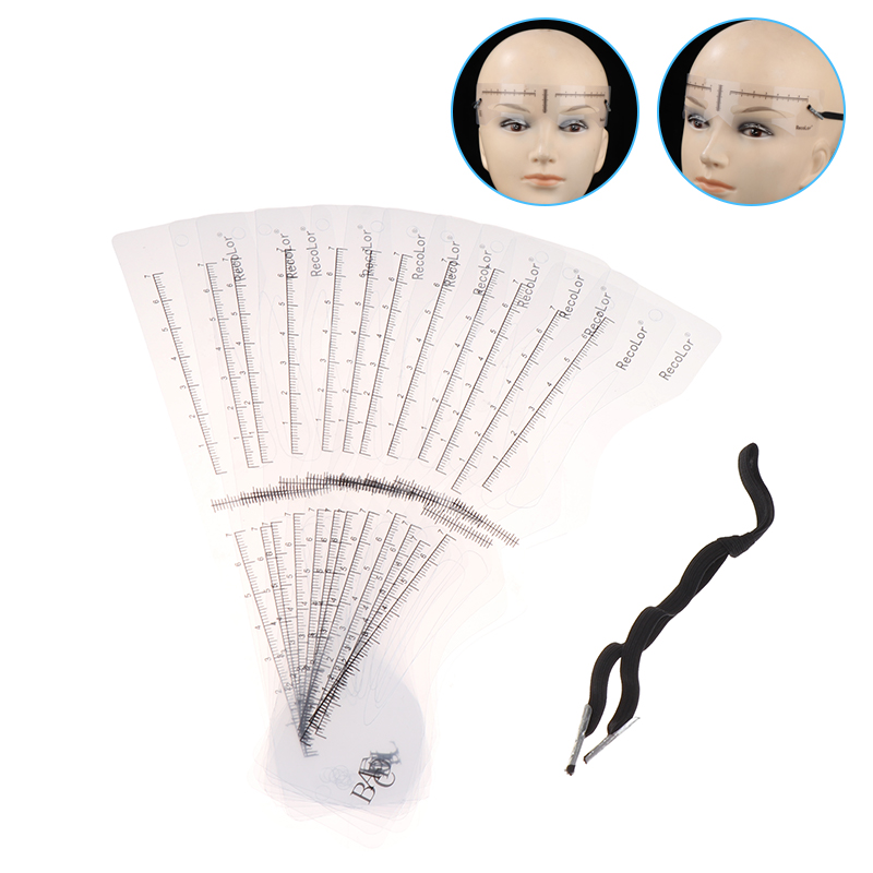 12Pcs Eyebrow Stencil Set Reus - Men'S Grooming Eyebrow Shape recension och pris