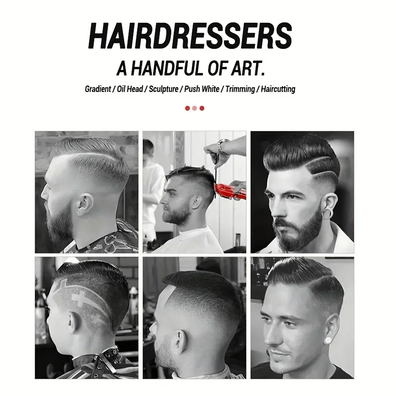 Transparent Electric Hair Clip - Men'S Grooming Electric Trimmer recension och pris