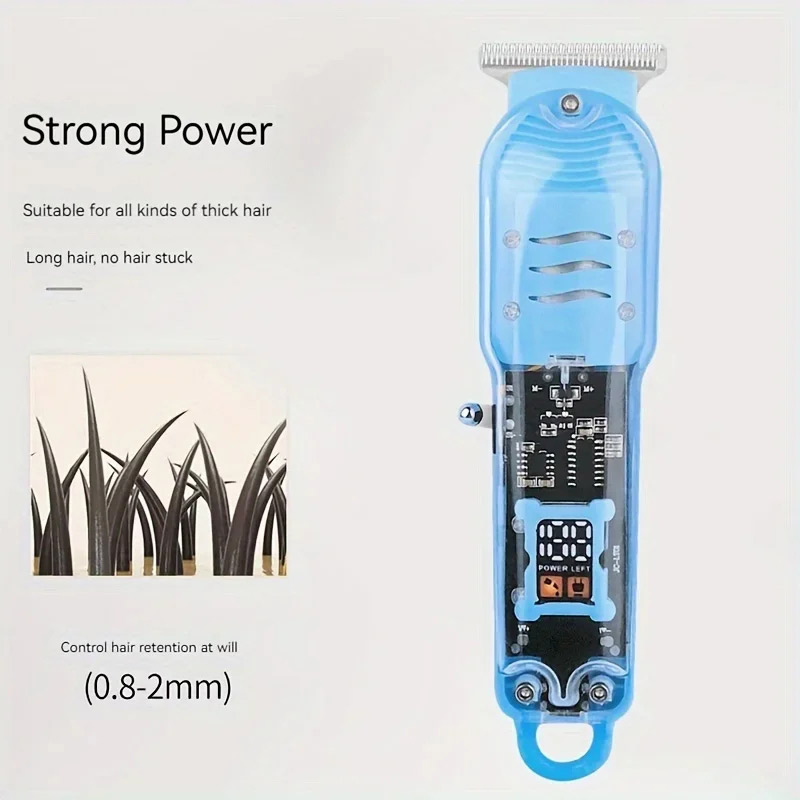 Transparent Electric Hair Clip - Men'S Grooming Electric Trimmer recension och pris