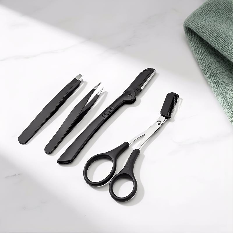3pcs Stainless Steel Eyebrow K - Men'S Grooming Eyebrow Shape recension och pris