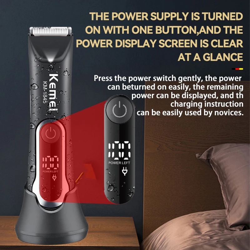 Kemei Groin Hair Trimmer Men E - Men Grooming Hygiene recension och pris