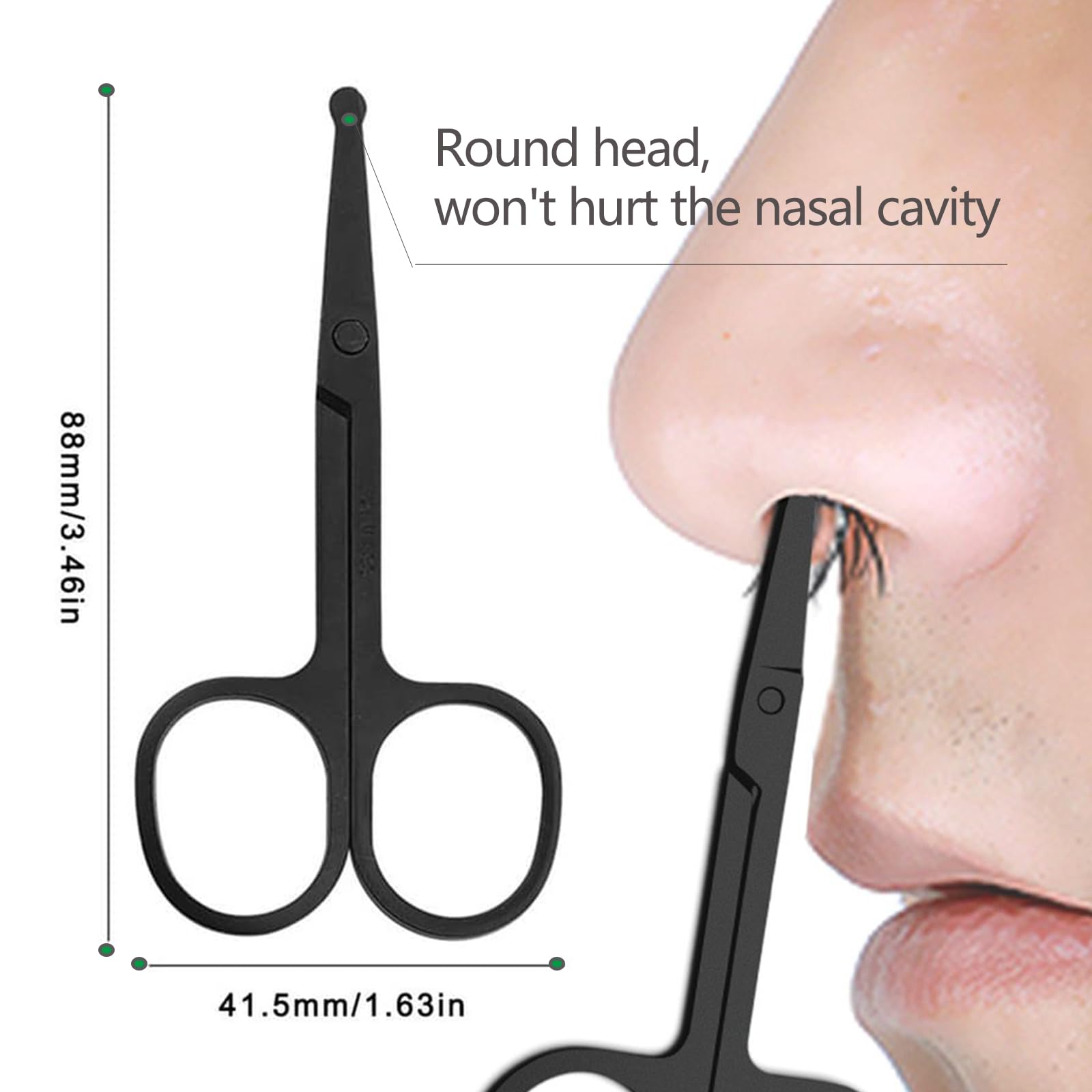 Eyebrow Scissors with Comb Fac - Men'S Grooming Electric Trimmer recension och pris