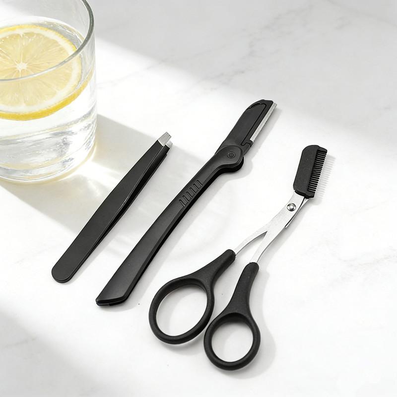 *Professional 3pcs Stainless S - Men'S Grooming Eyebrow Shape recension och pris