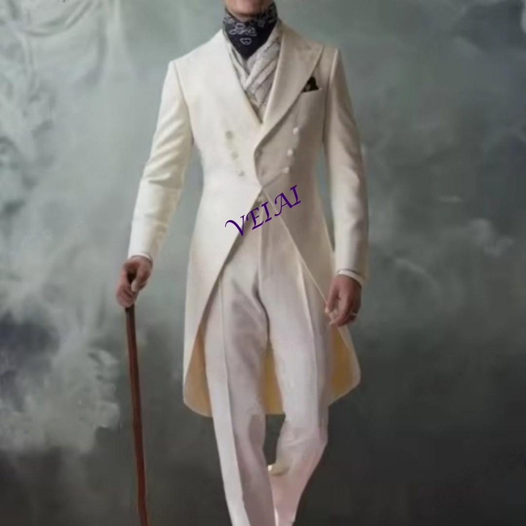 Customized White Men's Tuxedo  - Men'S Grooming Daily recension och pris