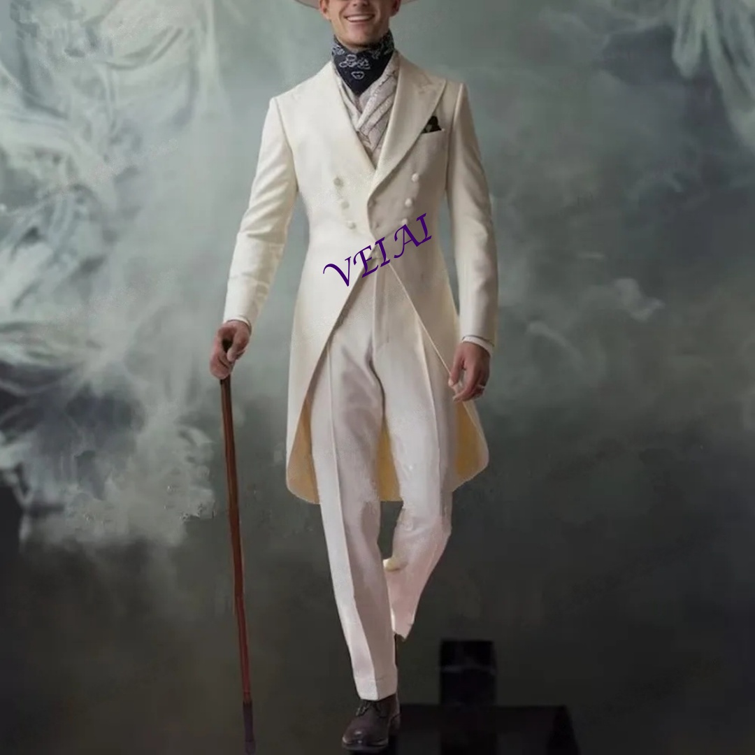 Customized White Men's Tuxedo  - Men'S Grooming Daily recension och pris