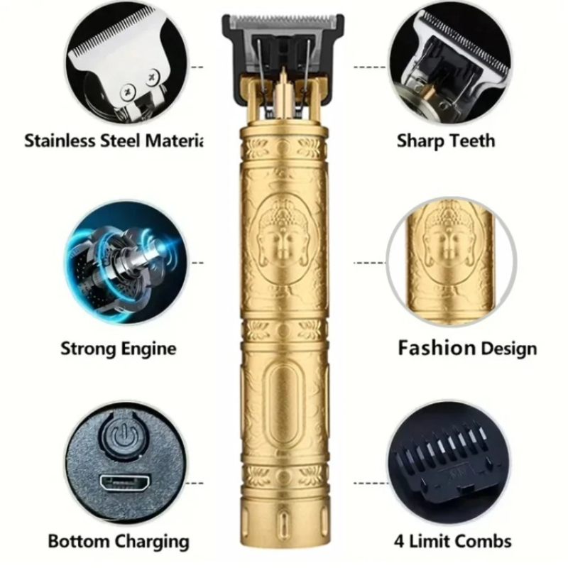 T9 Electric Beard Trimmer Cord - Men'S Grooming Electric Trimmer recension och pris