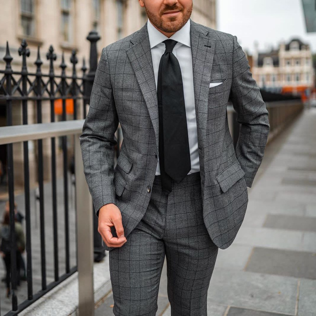 Men Suit Tailor-Made 2 Pieces  - Men'S Grooming Daily recension och pris