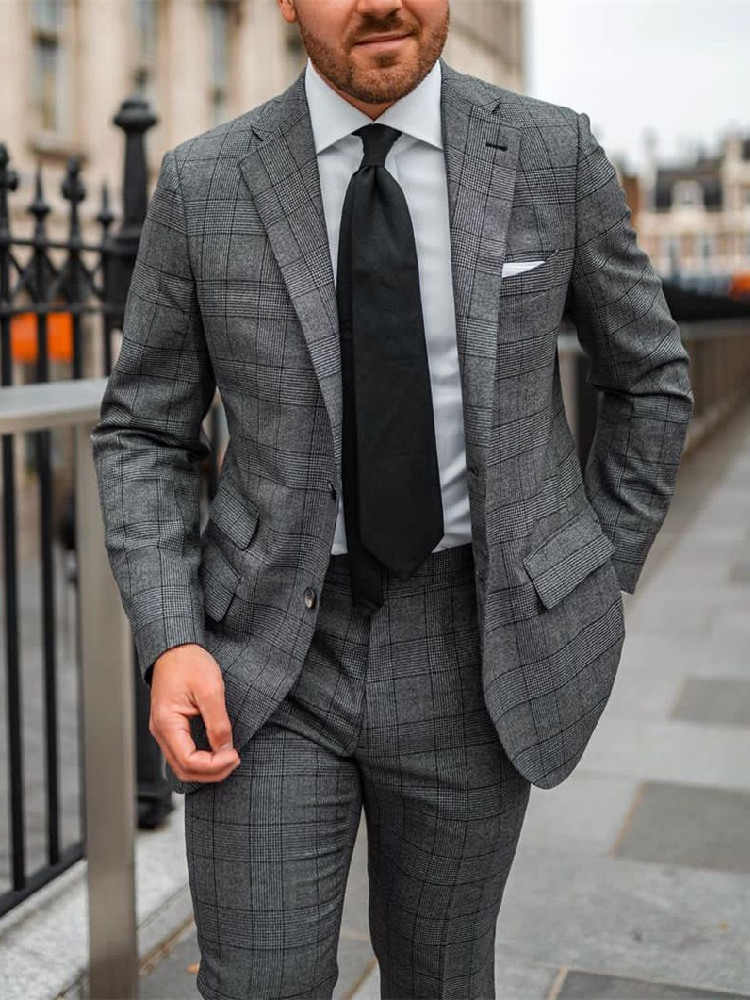 Men Suit Tailor-Made 2 Pieces  - Men'S Grooming Daily recension och pris